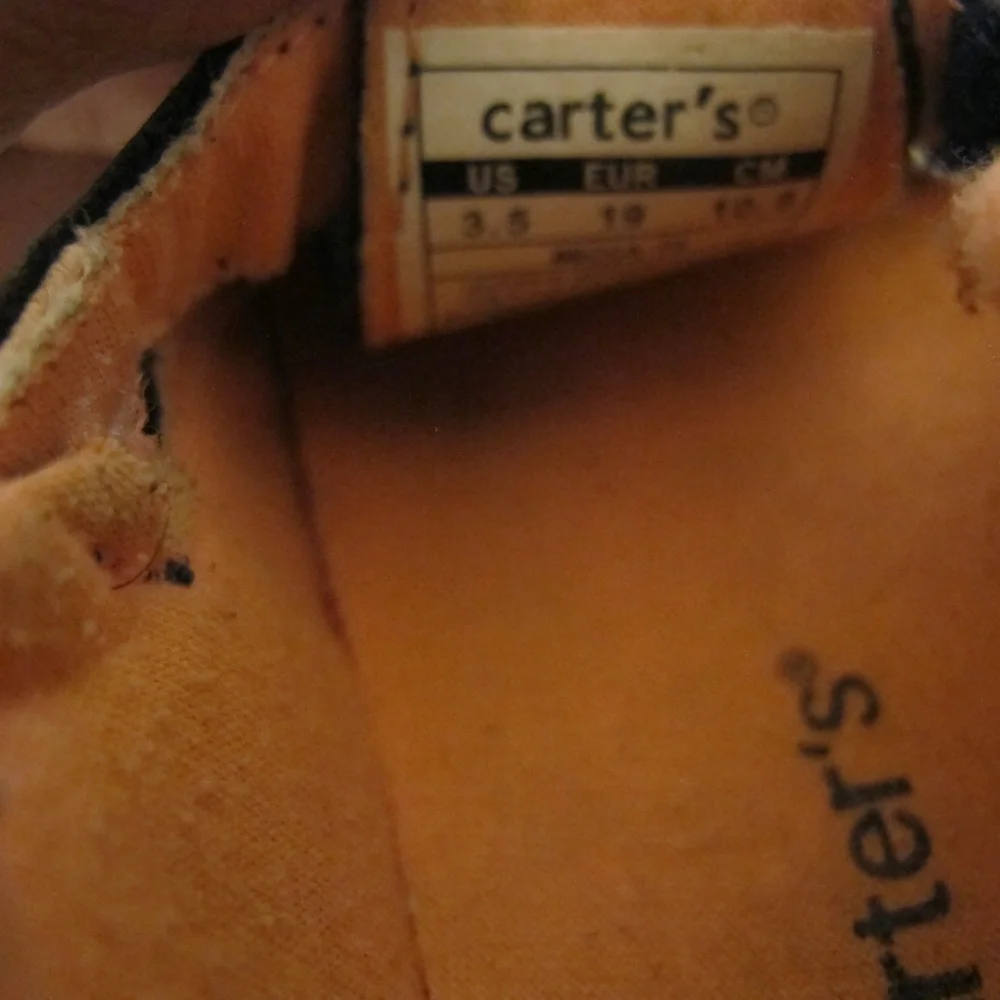 Girls Carter's Baby Shoes Size Stand GUC
